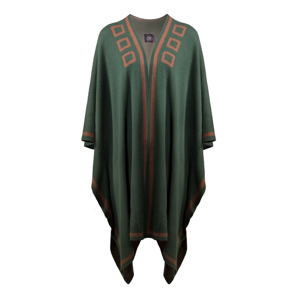 Legend of Zelda - Hyrule Mantle Green Knit Poncho